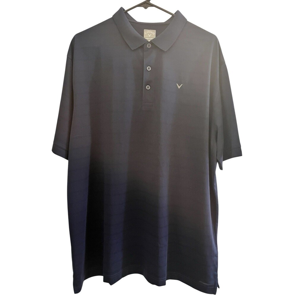 Callaway Lightweight Navy Blue Golf Polo Shirt XL Short Sleeve